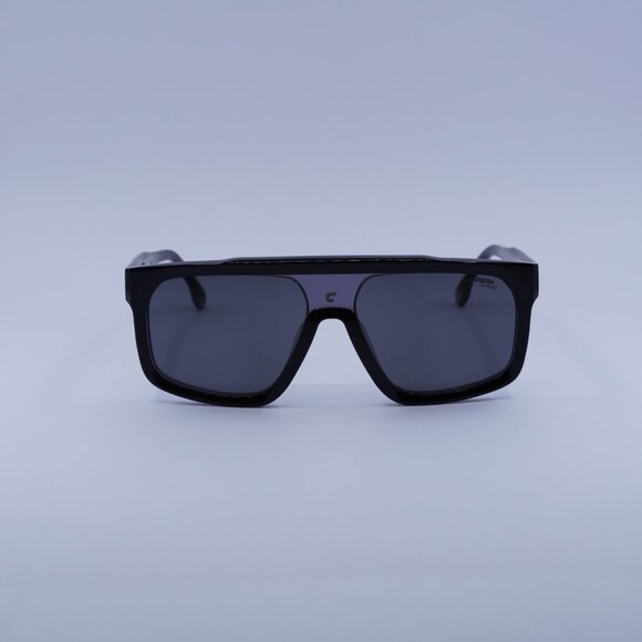 CARRERA 1061/S 008A M9 Sunglasses Black Square Frame, Grey Polarized Lenses - Picture 2 of 11